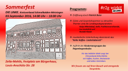 Sommerfest Kreisverband DIE LINKE Schmalkalden Meiningen