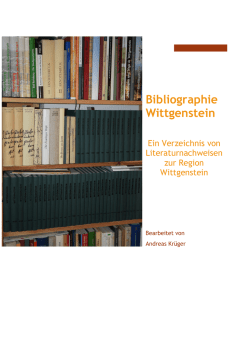 Bibliographie Wittgenstein - Wittgensteiner Heimatverein