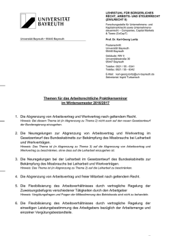 Dokumentvorlage mit neuem Uni-Logo - Zivilrecht II