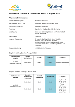 Informationsschreiben Triathlon-Duathlon 2016