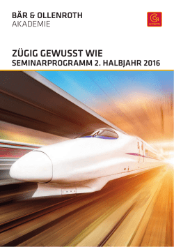ZÜGIG GEWUSST WIE