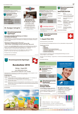 Diese Seite als PDF - Anzeiger Thal Gäu Olten