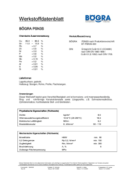 Werkstoffdatenblatt PSN3S Rev02