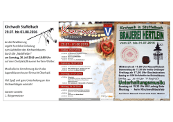 Kirchweih 2016 in Staffelbach