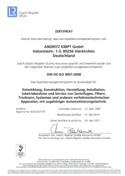 Zertifikate