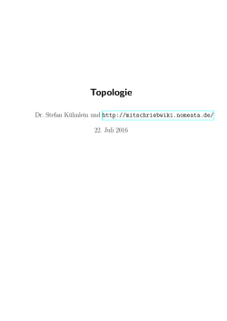 Topologie - nomeata.de