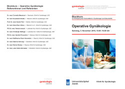 Operative Gynäkologie 2016