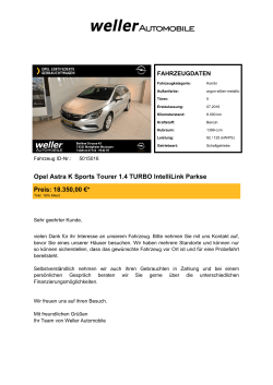 Opel Corsa E 1.3 CDTI DRIVE Parksensoren Bluetooth Preis