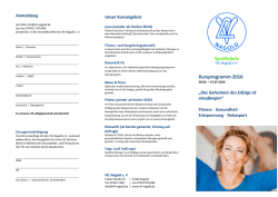 Kursprogramm - Der VfL Nagold