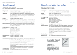 Grundlehrgang II Mandol