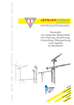 Info-Broschüre Geomatik - 3-D-Laserscanning