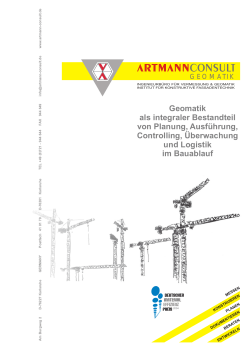 Info-Brosch&uuml;re Geomatik - 3-D-Laserscanning