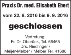 geschlossen