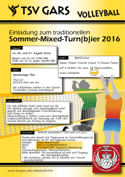 Die Turniereinladung 2016()
