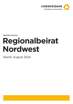Regionalbeirat Nordwest