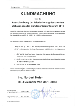 Kundmachungen - Marktgemeinde Liebenfels