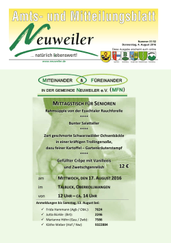 Amts - Gemeinde Neuweiler