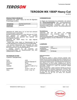 TEROSON WX 159XP Heavy Cut