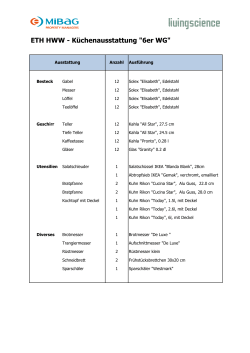 6er WG - Living Science