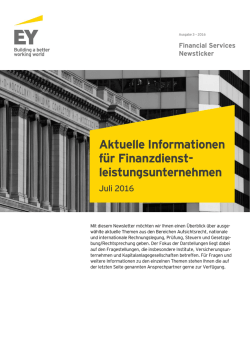 Financial Services Newsticker