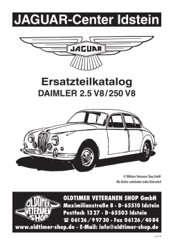 Ersatzteilkatalog DAIMLER 2.5 V8/250 V8