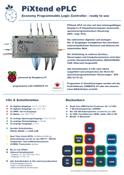 PiXtend ePLC PiXtend ePLC