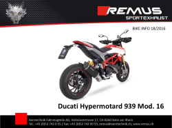 BIKE INFO 18-2016 – Ducati Hypermotard 939 Mod. 16