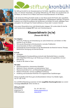 Schulheim Kronbühl