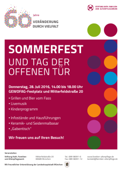 Informationen finden Sie hier - Stiftung Kath. Familien