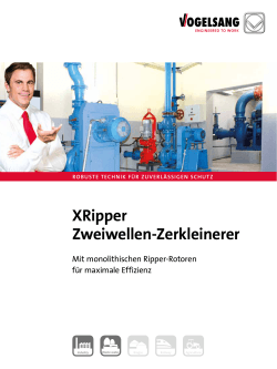 XRipper Zweiwellen-Zerkleinerer - engineered-to