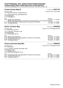 Druckansicht - Hauptverband