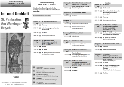 In- und Umblatt - Am Worringer Bruch