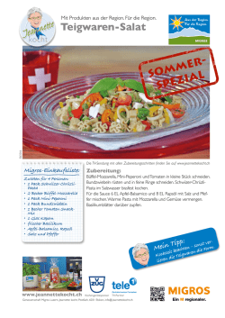 Teigwaren-Salat - Jeannette kocht