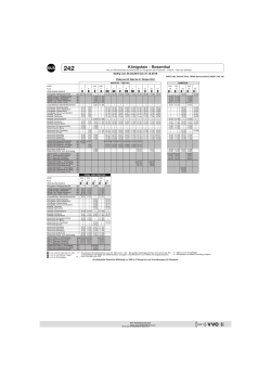 Jahresfahrplan 2016 (Sommer) 25. Mrz. bis 31. Okt.
