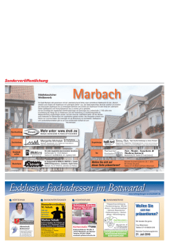 Gro&szlig;ansicht der exklusiven Fachgesch&auml;fte
