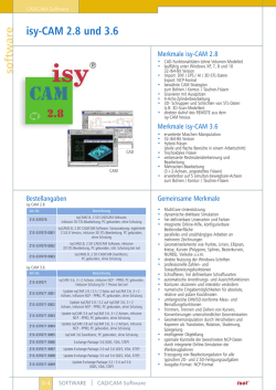 Technische Daten, Bestellangaben isy CAM 2.8 3.6