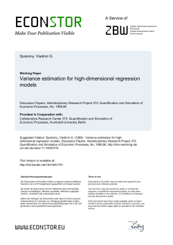 Variance estimation for high-dimensional regression