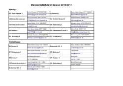 Mannschaftsführer Saison 2016/2017 - HSV