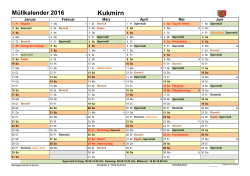 Müllkalender Kukmirn 2016