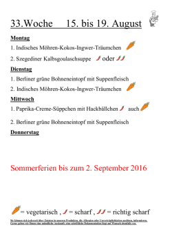 Montag 7 - Nobbis feine Suppen
