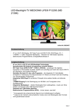 LED-Backlight-TV MEDION® LIFE® P12295 (MD 21396)