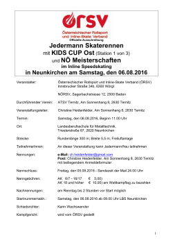 Kidscup Ost, Stat.1, NOE-MS, Jedermann, Neunkirchen, 6. August
