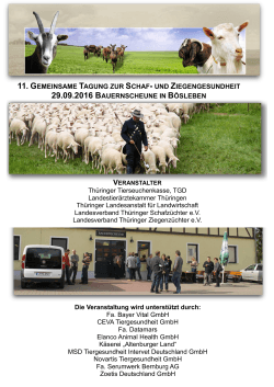 29.09.2016 - 11. Veranstaltung zur Schaf