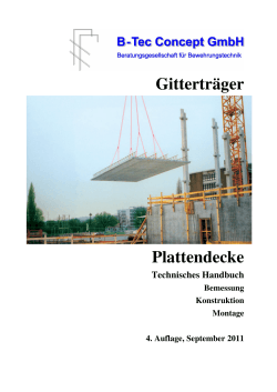 Elementdecke technisches Handbuch - Rett