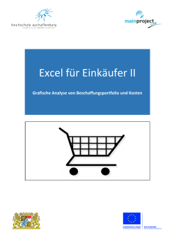 Excel für Einkäufer_II_Handout