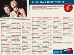 Eine &Uuml;bersicht der Rheinpfalz-Ticketstellen erhalten Sie hier.