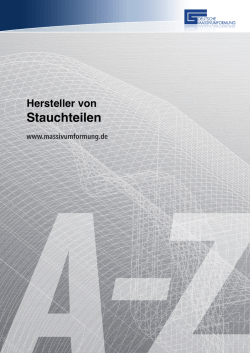 Stauchteile - Industrieverband Massivumformung e. V.