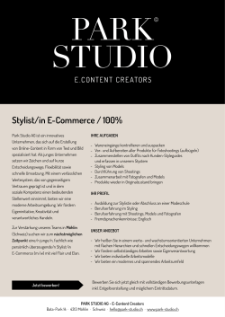 Stylist - Park Studio AG