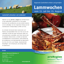 Lammwochen Flyer PDF