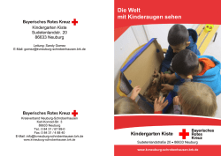 Die Welt mit Kinderaugen sehen - KV Neuburg